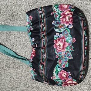Black and Green Shoulder Bag